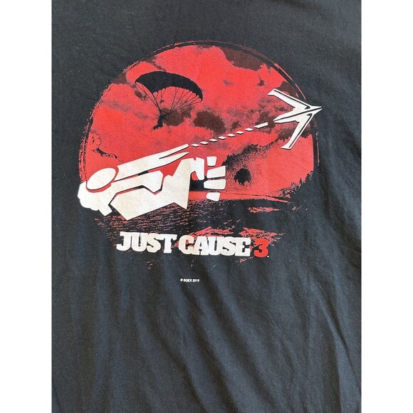 Just Cause 0003 Video Game Mens TShirt Men's 2XL 2015 Square Enix Avalanche Tee - Picture 2 of 8